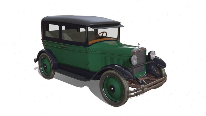 1928 Chevy Tudor 3D Model