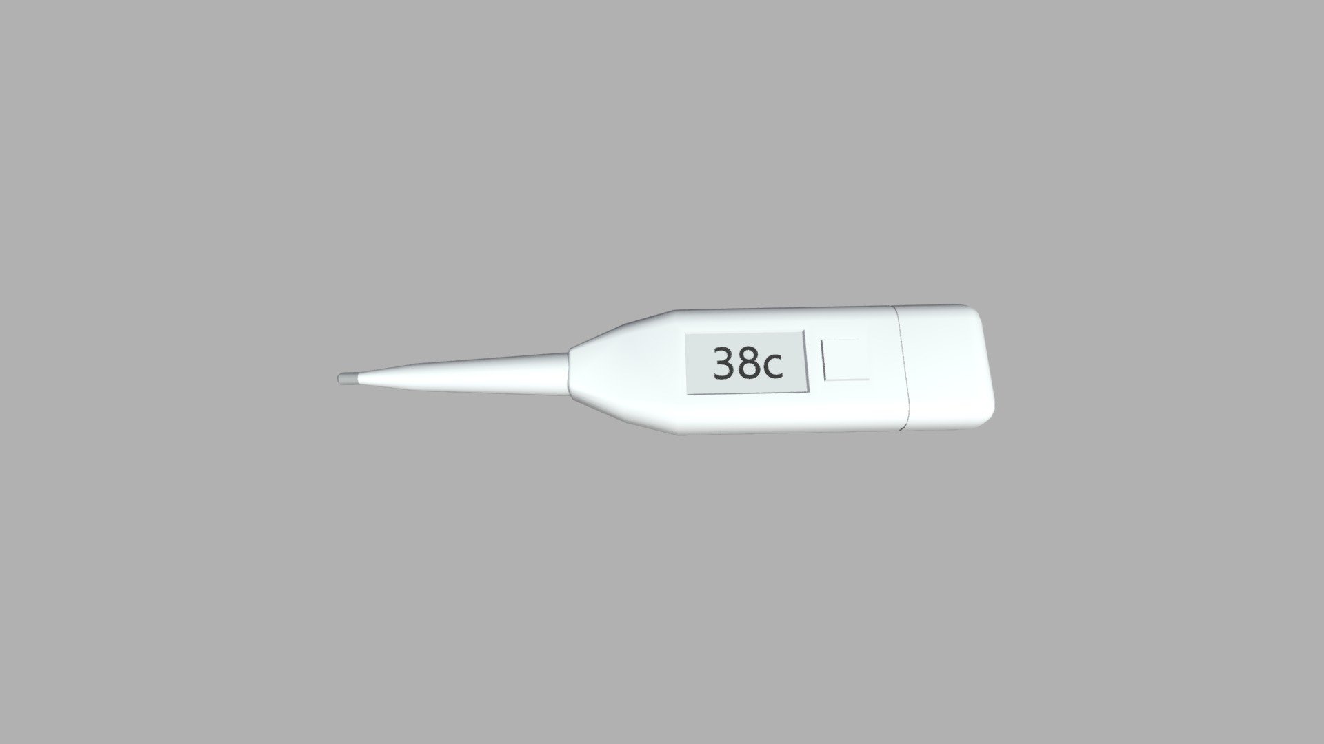 Low poly Thermometer