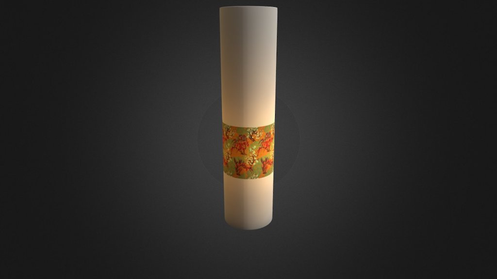 Lampe tube uni sans socle