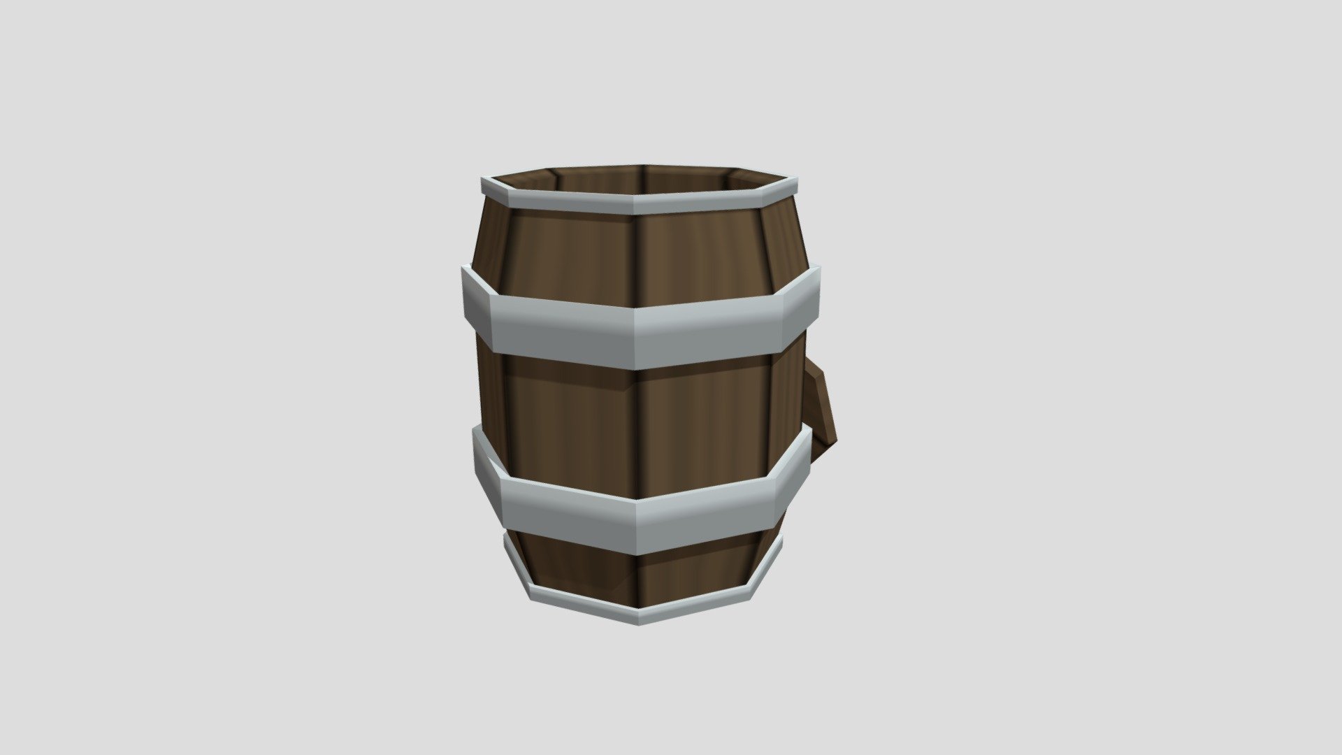 Low Poly Barrel [2]