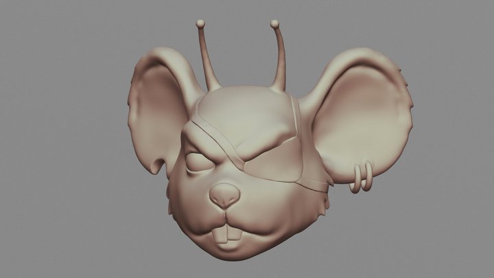 Modo from  biker mice from mars WIP 3D Model