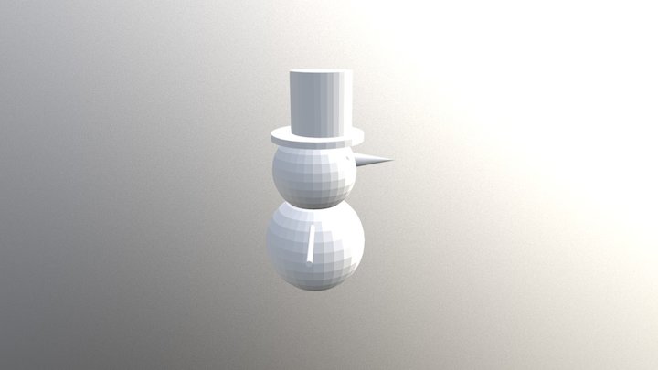 Snowman 3D Model