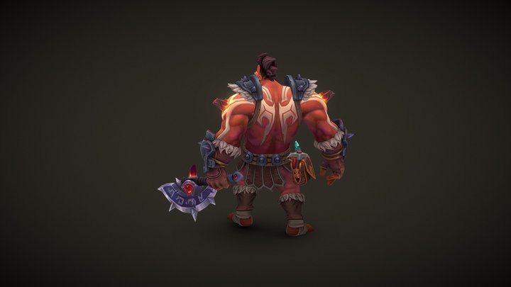 Rageborn_Mundo 3D Model