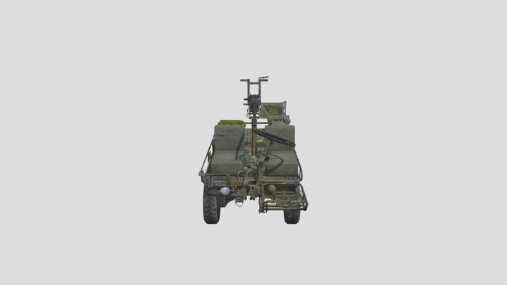 M274 Mechanical Mule with M2HB Browning – Modello 3D gratuito STL