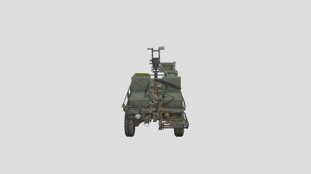 M274 Mechanical Mule with M2HB Browning
