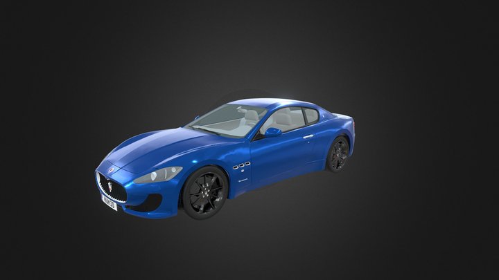 Maserati Gran Turismo 3D Model