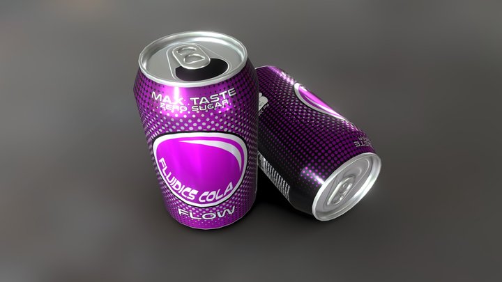 [Fluidics] Cola Flow Cans 3D Model