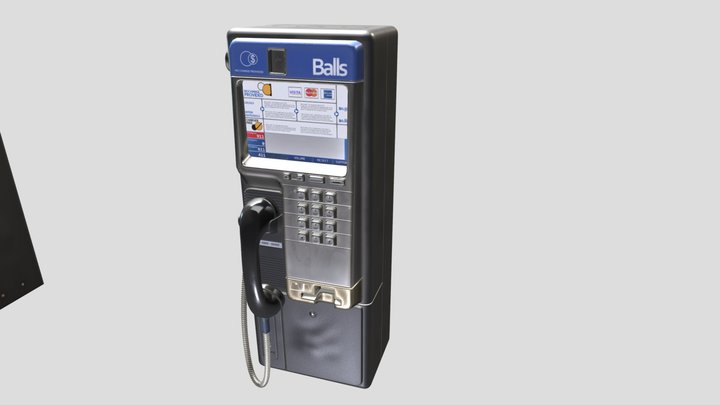 Urbaniac! PayPhone 3D Model