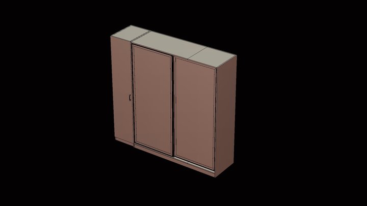 silaiding wardrobe 3D Model
