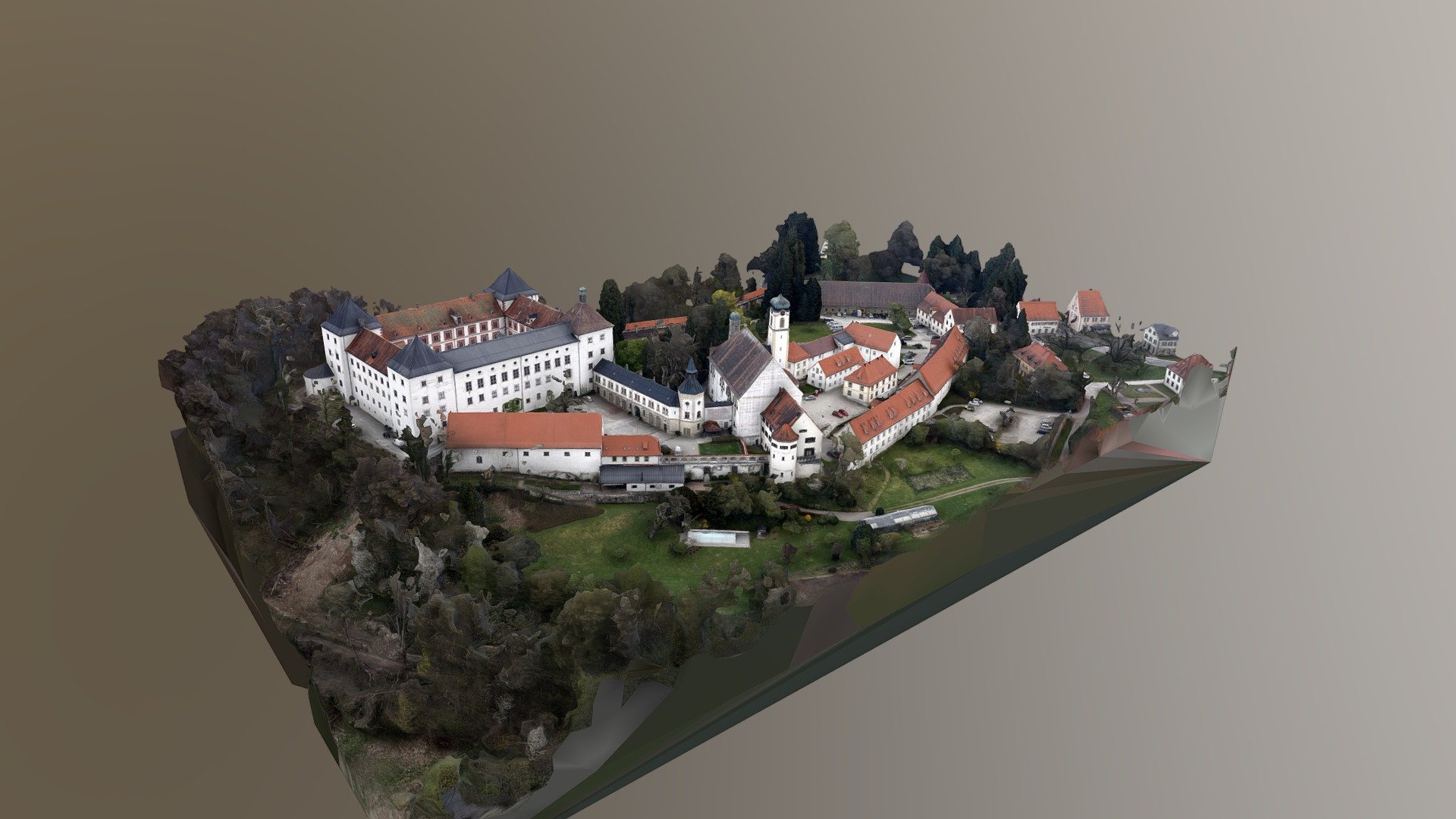 Schloss Wolfegg — Sketchfab embed 3D viewer