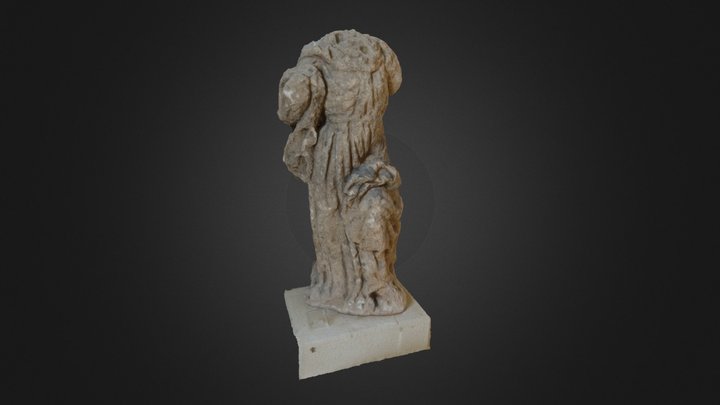 Female Statue 3D Model