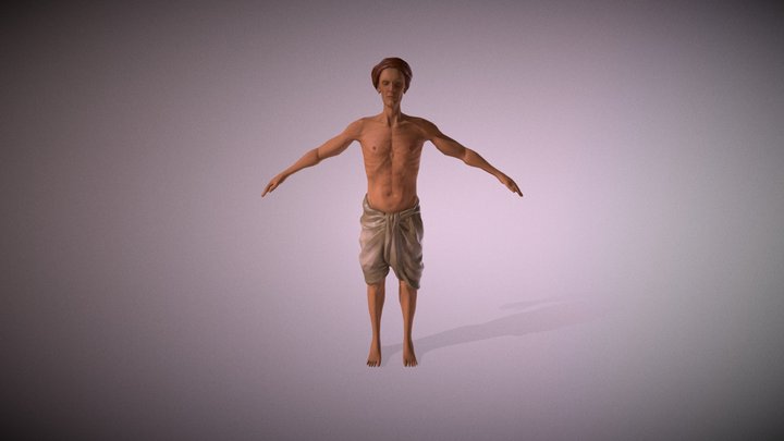 Farmer 3D Model