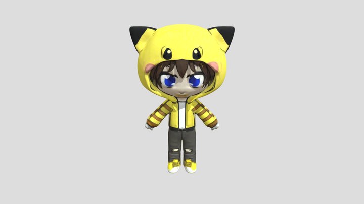 Altichu (My OC) 3D Model