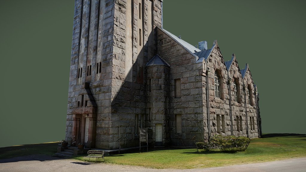 Västanfjärd stone church in Kemiö, Finland