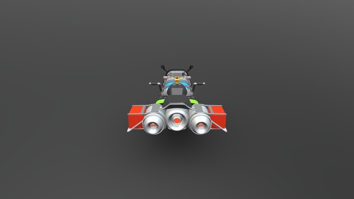 Sub Racer 3 3D Model