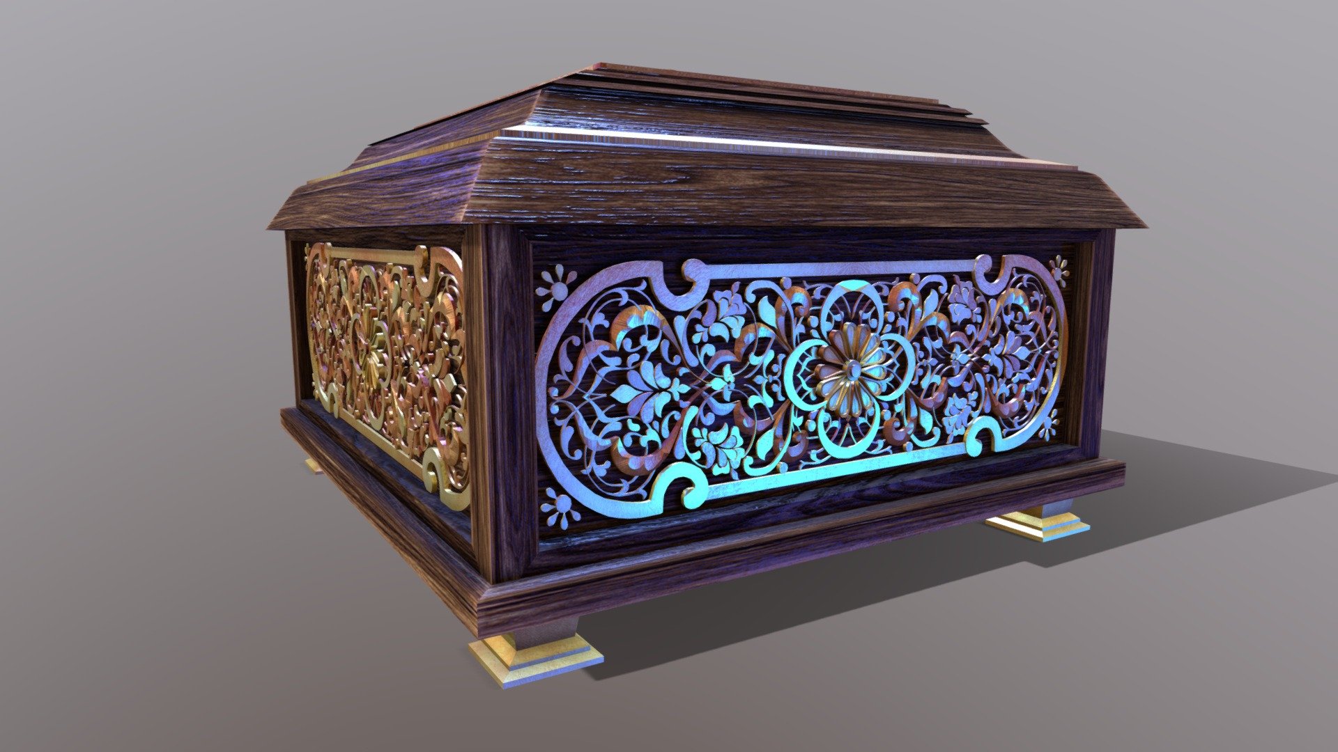 Ornamental Box - 3D model by Valistarri [87678ce] - Sketchfab