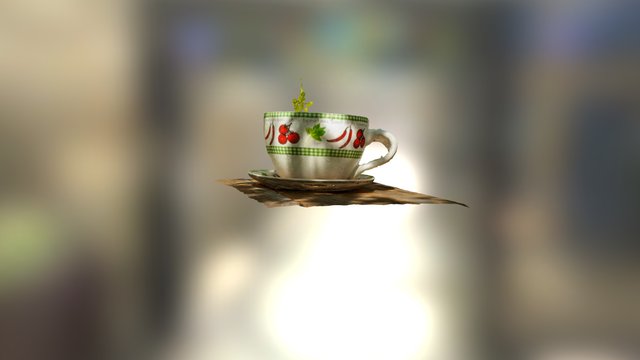 white planter 3D Model