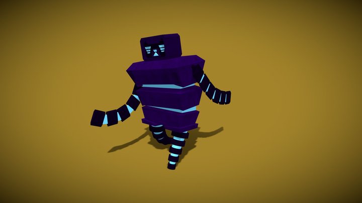 War Bot + Animation 3D Model
