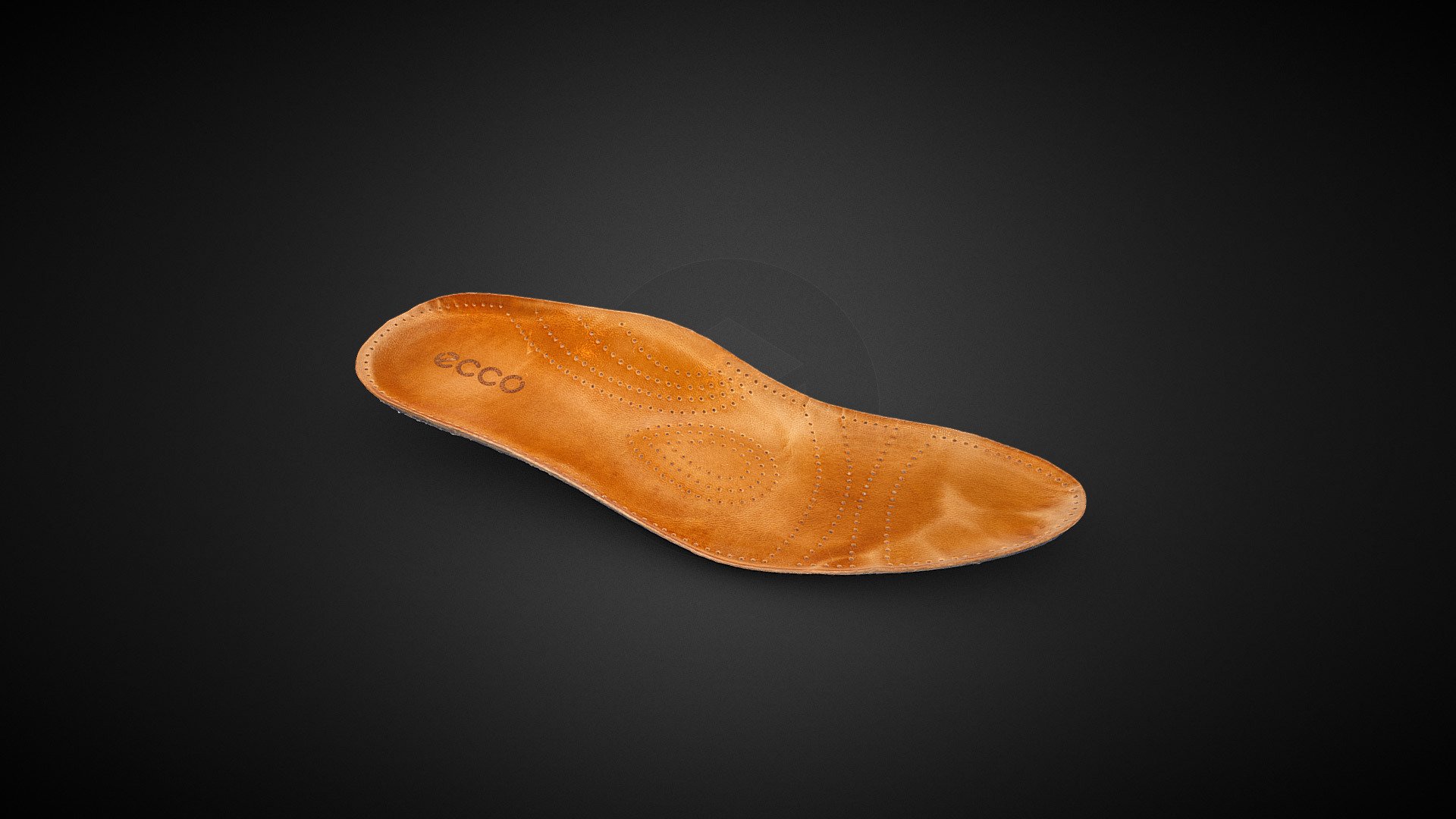 Insoles Shoe Leather 3D Scan
