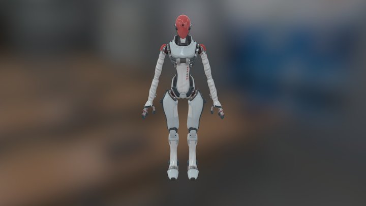 Medic Robot 3D Model