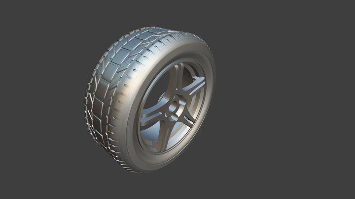 Rim+Tire 3D Model