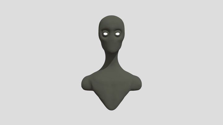 Test Monster Head 3D Model