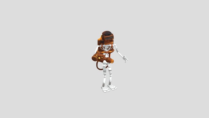 flamethrower-bare-endo 3D Model