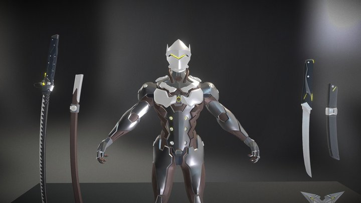 3D Character Model: Genji - Overwatch. 3D Model