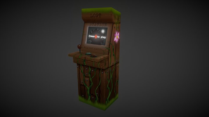 Arcade Box - Stylized Station Challenge 3D Model