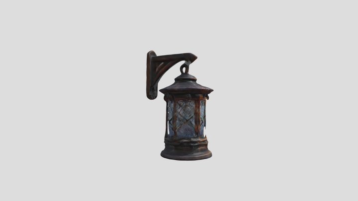 Rustic Old Lantern 3D Model