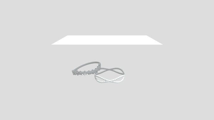 Silver Rings 3D Model