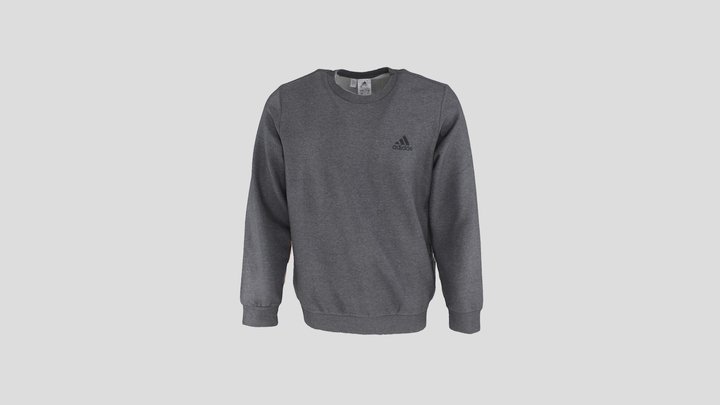 Adidas D.Grey Crewneck Sweatshirts 3D Model