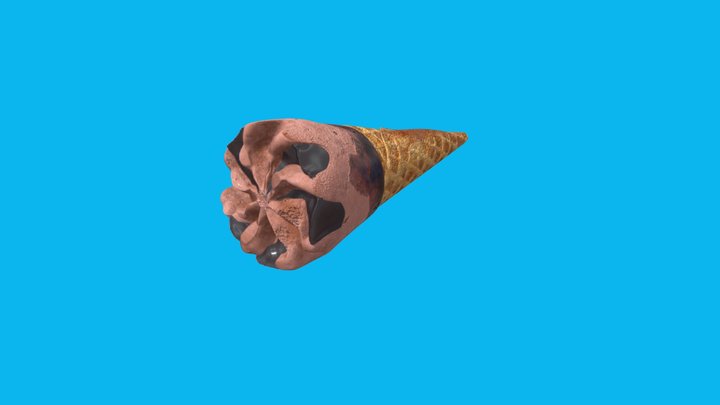 vegan icecream 3D Model