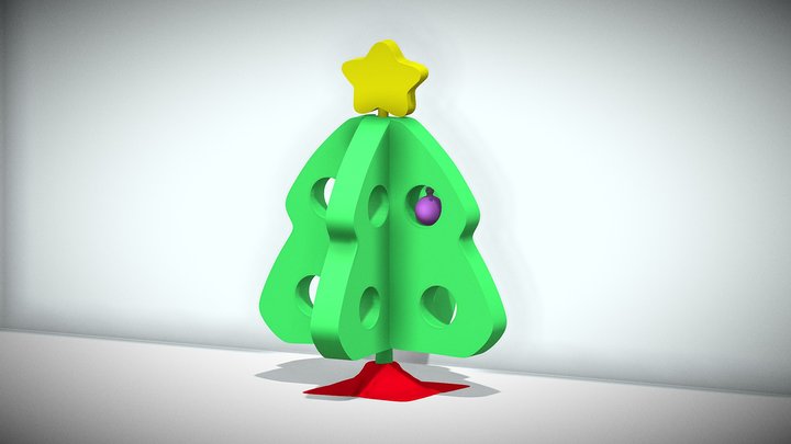 Toddler Christmas Tree Toy 3D Model