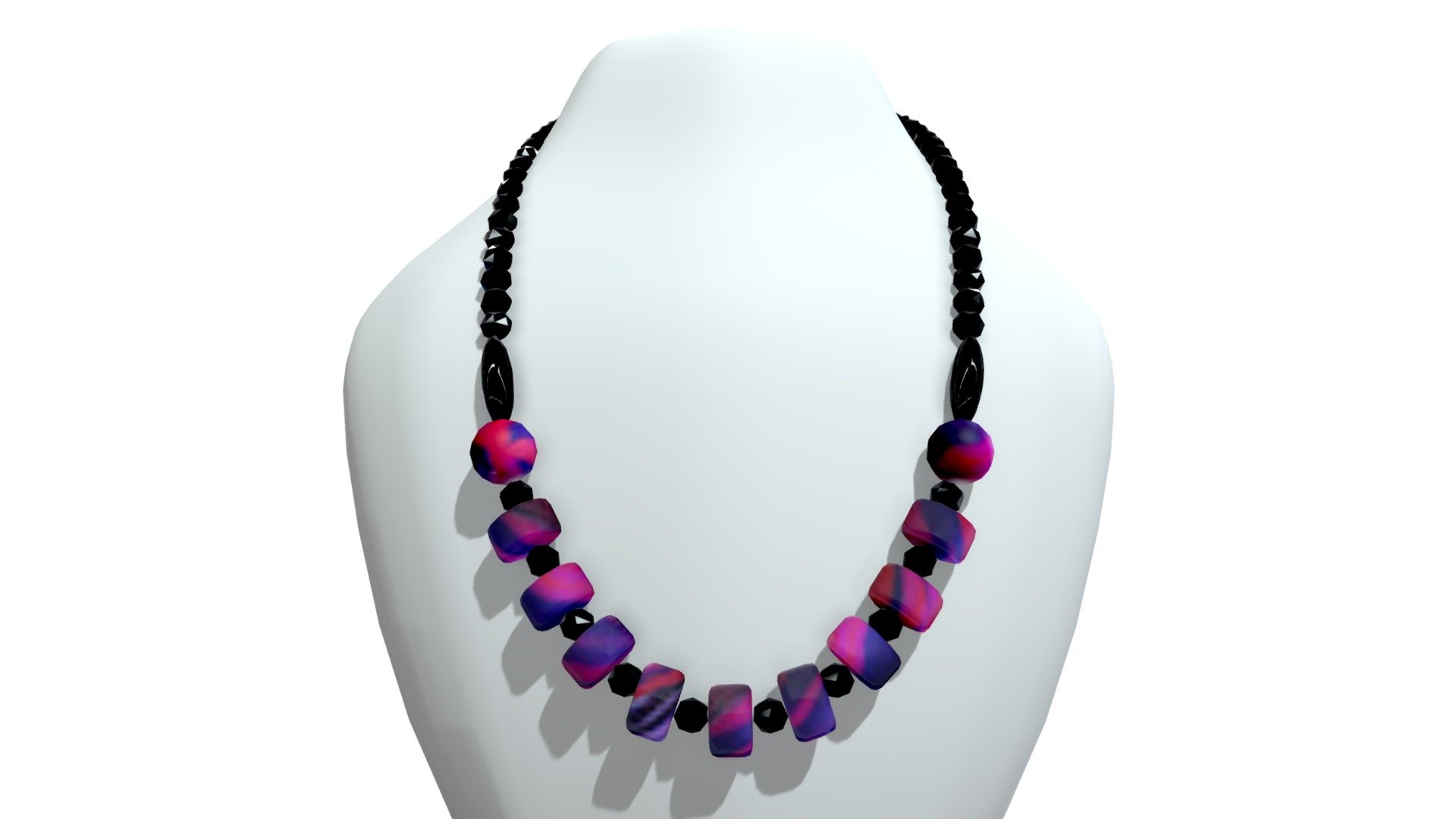 PURPLE NECKLACE MODERN