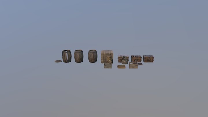 Small Props 3D Model
