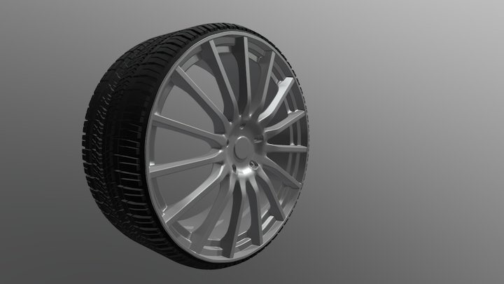 Wheel 04 3D Model