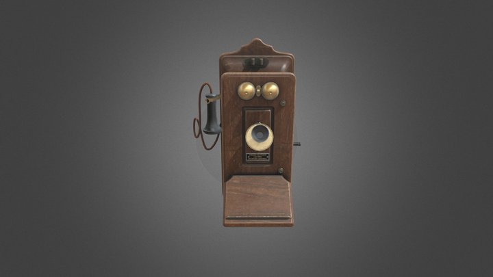 Old Phone (2k Textures) 3D Model