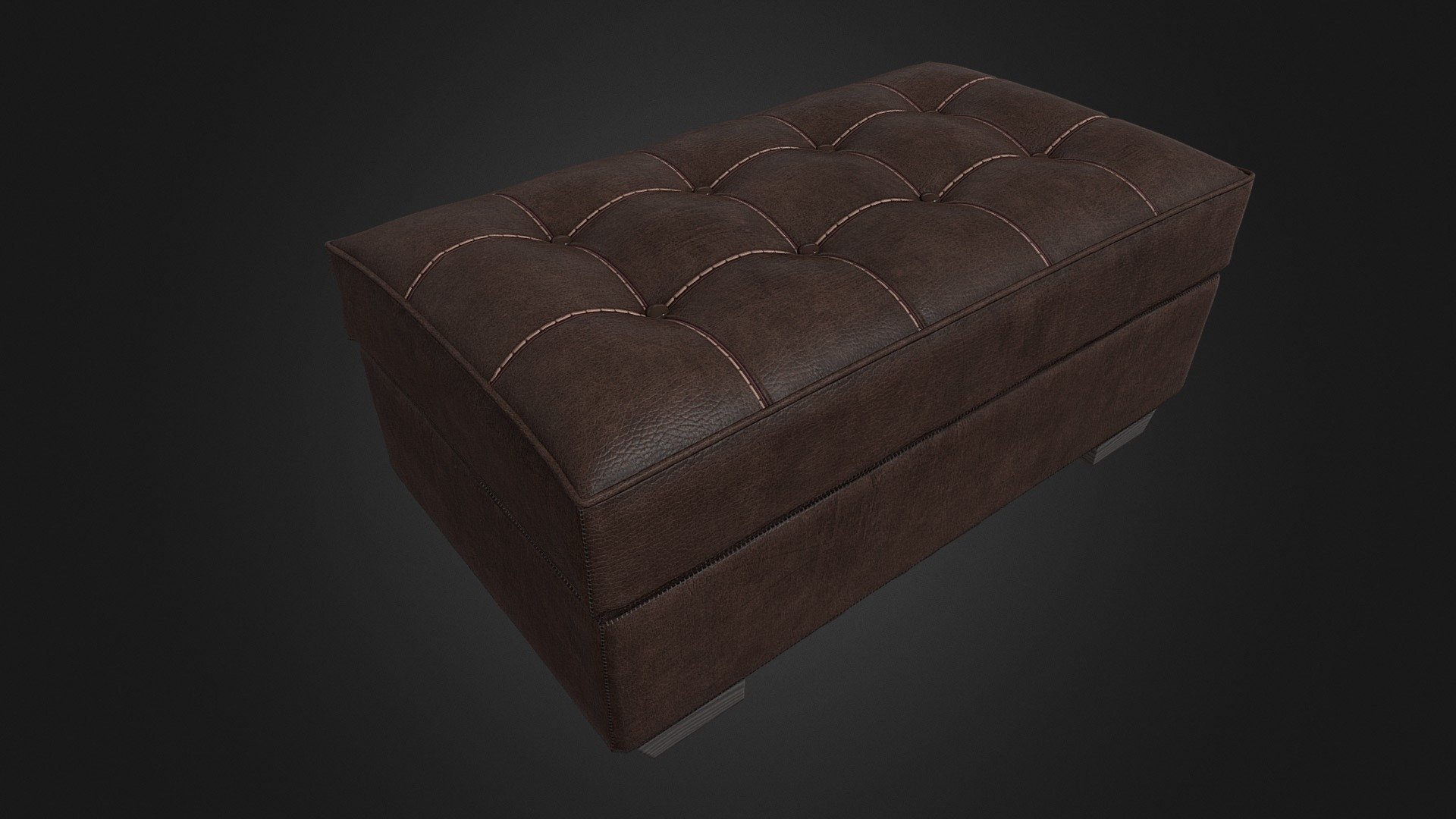Foot Stool 03 - Buy Royalty Free 3D model by RoninArtist [8772c9f ...