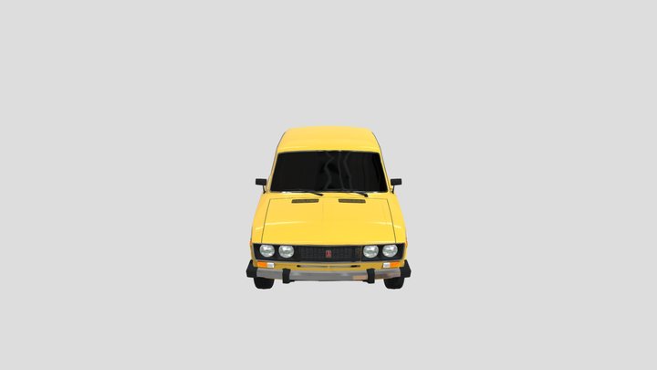 Lada 2106 3D Model