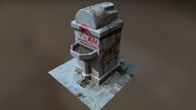 Fontana in Piazza IV Novembre, Lagonegro 3D Model