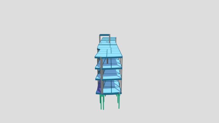 Prédio Comercial/Residencial 3D Model