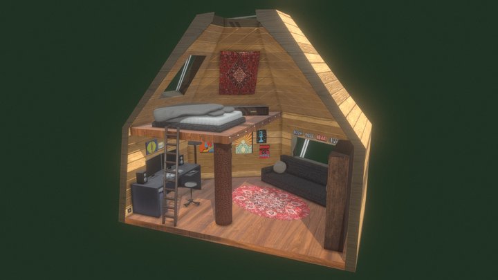 A TreeJ's favorite hideout 3D Model