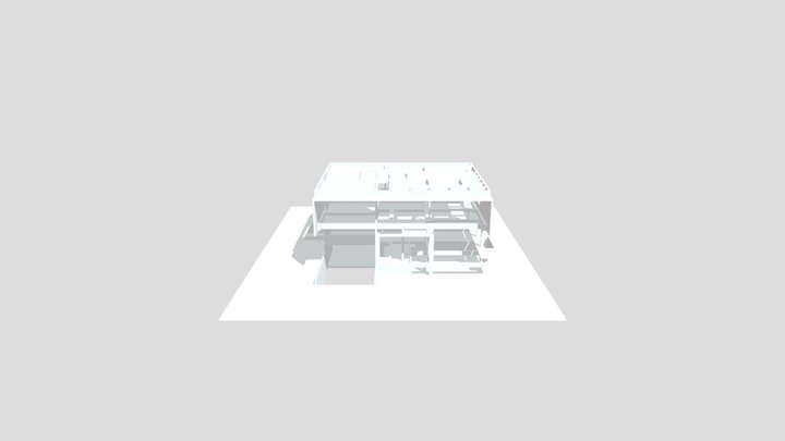 Casa One Estructura Completa 3D Model
