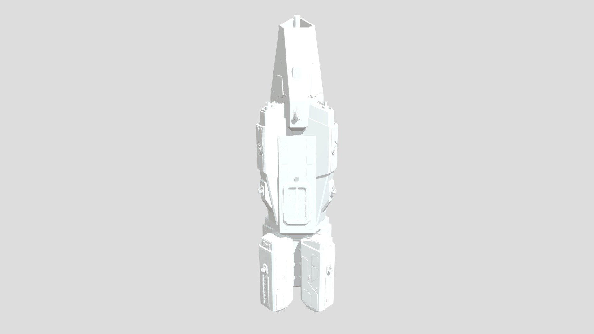 MCRN Hephaestus-Class Destroyer (Printable)