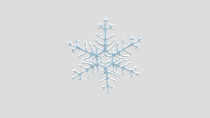 Snowflake 3D Model