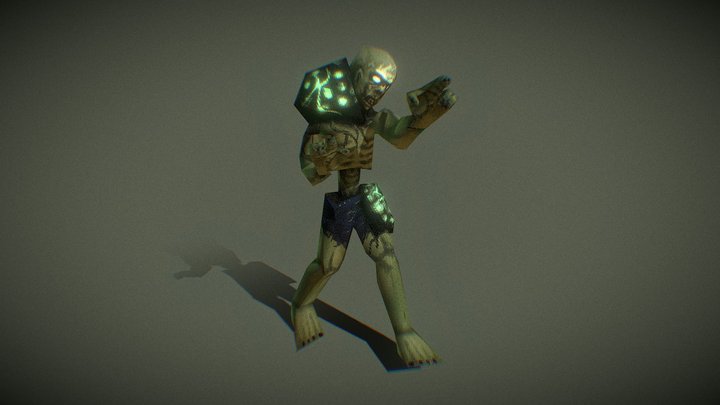 Infected Zombie 3D Model