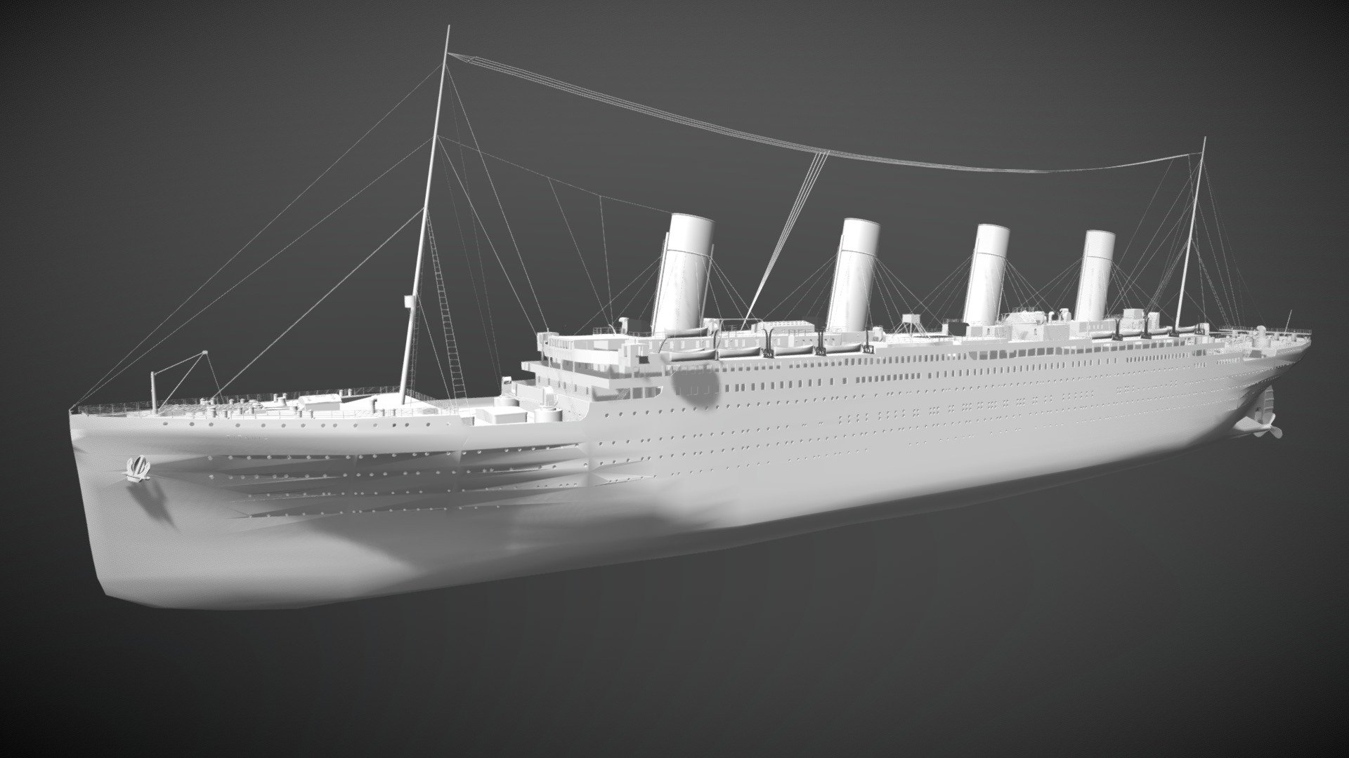 RMS Titanic Modello 3D - Scarica Navi on