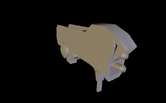 blaster unfinished 3D Model