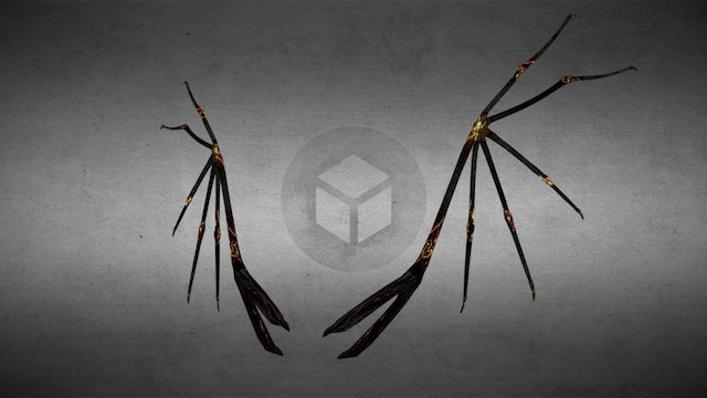 Demon Wings 3D Model